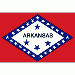 3'x5' Arkansas Flag Nylon