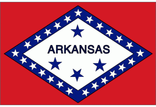 4'x6' Arkansas Flag Nylon