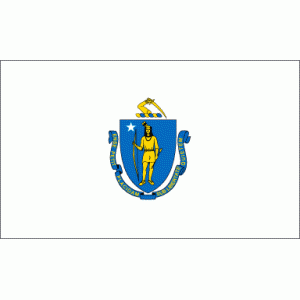 3'x5' Massachusetts State Flag Nylon