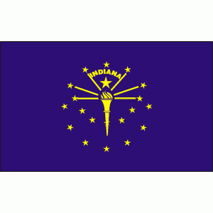 3'x5' Indiana State Flag Nylon