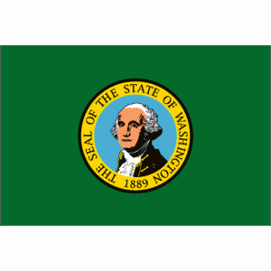 5'x8' Washington State Flag Nylon