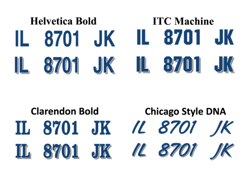 Boat Registration Numbers (Sold in Pairs)