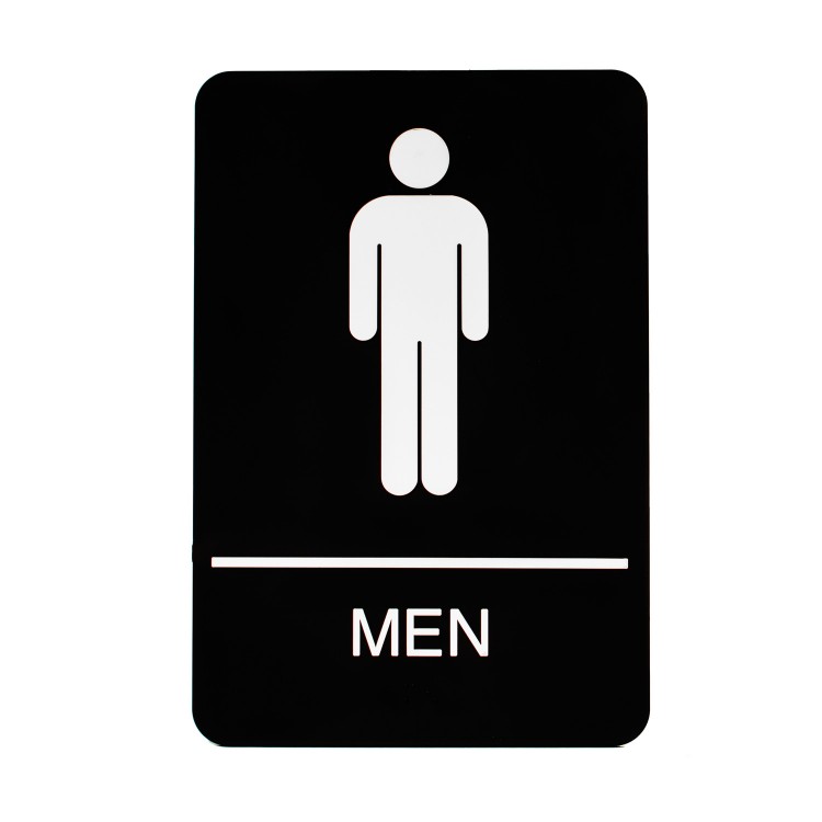 Men Restroom Sign